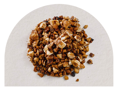 Crunchy Hazelnut close