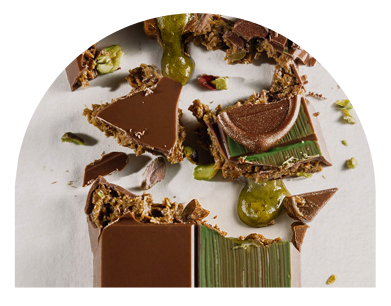 Pistachio Kadayif open